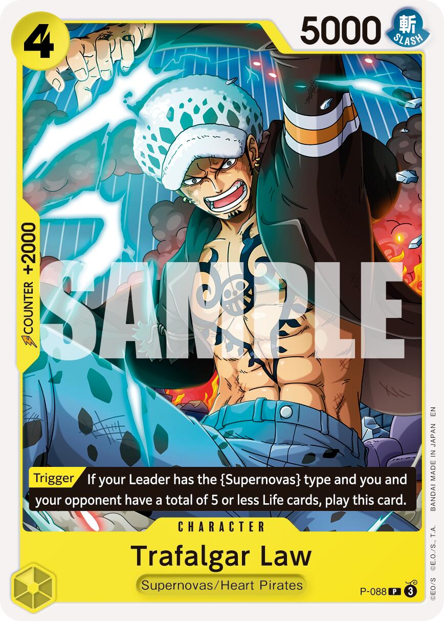 Trafalgar Law (P-088) (Reprint) [Premium Booster -The Best- Vol. 2] | Black Swamp Games
