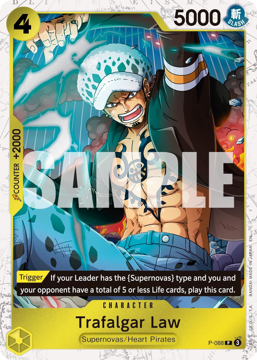 Trafalgar Law (P-088) (Pirate Foil) [Premium Booster -The Best- Vol. 2] | Black Swamp Games