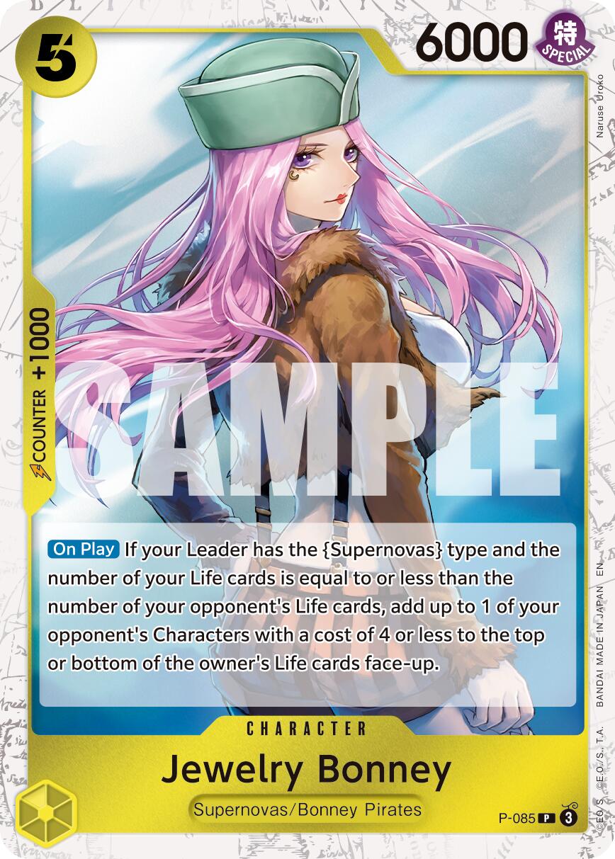 Jewelry Bonney (P-085) (Pirate Foil) [Premium Booster -The Best- Vol. 2] | Black Swamp Games