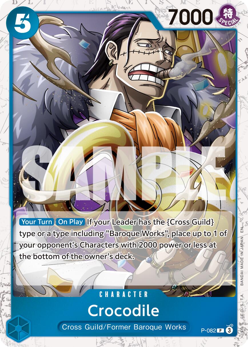 Crocodile (P-082) (Pirate Foil) [Premium Booster -The Best- Vol. 2] | Black Swamp Games