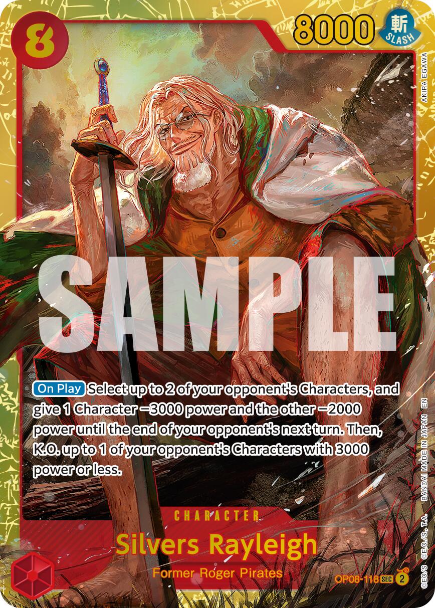 Silvers Rayleigh (OP08-118) (Reprint) [Premium Booster -The Best- Vol. 2] | Black Swamp Games
