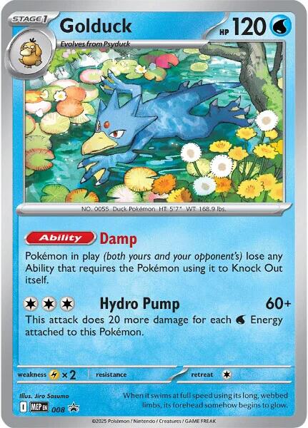 Golduck (008) [Mega Evolutions Promo] | Black Swamp Games