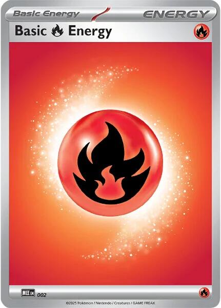 Basic Fire Energy - 002 [Mega Evolution Energies] | Black Swamp Games