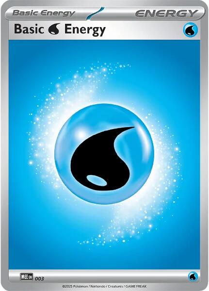 Basic Water Energy - 003 [Mega Evolution Energies] | Black Swamp Games