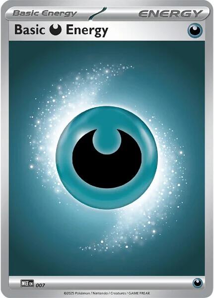 Basic Darkness Energy - 007 [Mega Evolution Energies] | Black Swamp Games