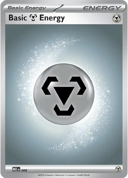 Basic Metal Energy - 008 [Mega Evolution Energies] | Black Swamp Games