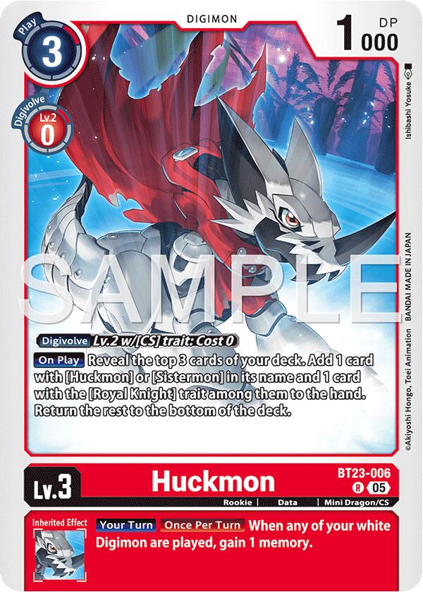 Huckmon [BT23-006] [Hackers' Slumber] | Black Swamp Games