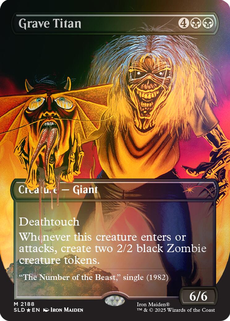 Grave Titan (2188) (Rainbow Foil) [Secret Lair Drop Series] | Black Swamp Games