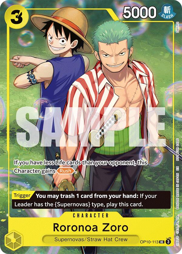 Roronoa Zoro (Learn Together Deck Set - Set Sail Event) [One Piece Promotion Cards] | Black Swamp Games
