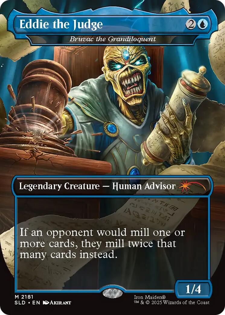 Eddie the Judge - Bruvac the Grandiloquent [Secret Lair Drop Series] | Black Swamp Games