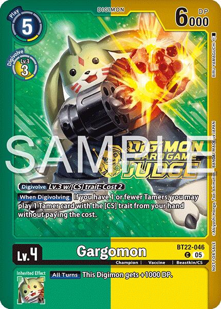 Gargomon [BT22-046] (Judge Pack 2025 Wave 2) [Cyber Eden] | Black Swamp Games
