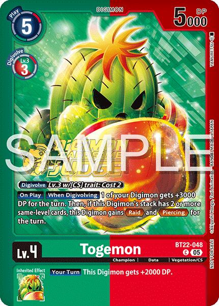 Togemon [BT22-048] (Judge Pack 2025 Wave 2) [Cyber Eden] | Black Swamp Games