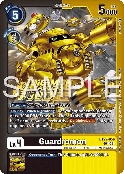 Guardromon [BT22-056] (Judge Pack 2025 Wave 2) [Cyber Eden] | Black Swamp Games