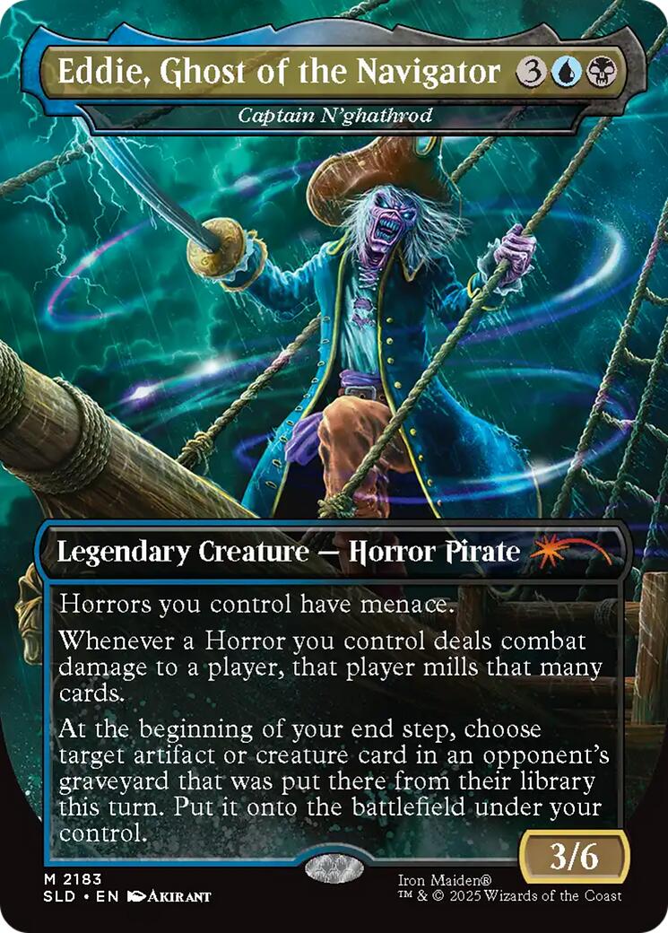 Eddie, Ghost of the Navigator - Captain N'ghathrod [Secret Lair Drop Series] | Black Swamp Games