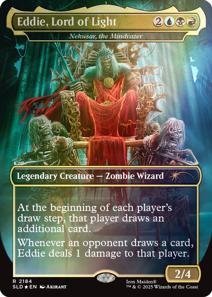 Eddie, Lord of Light - Nekusar, the Mindrazer (Rainbow Foil) [Secret Lair Drop Series] | Black Swamp Games