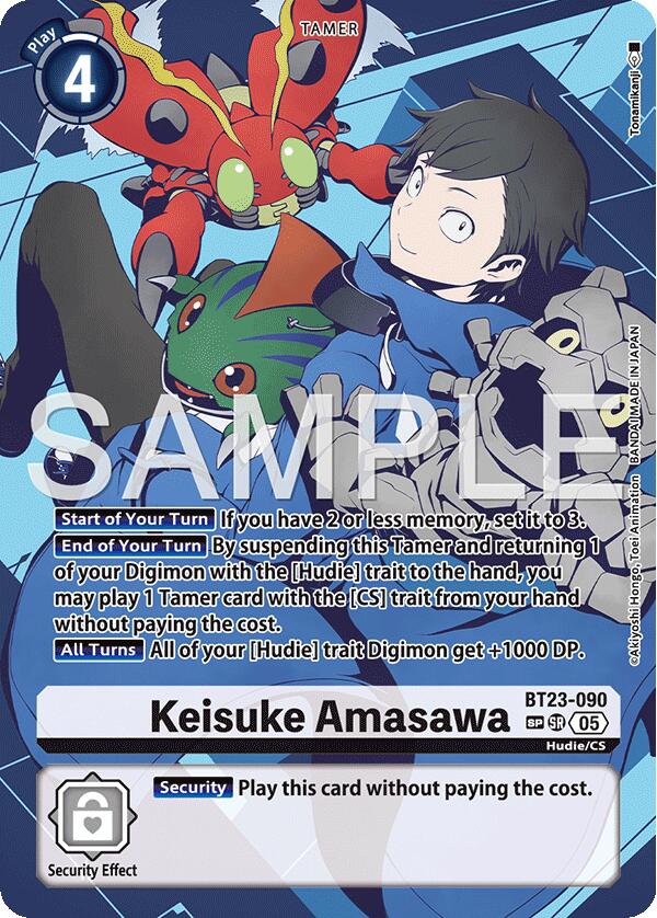 Keisuke Amasawa [BT23-090] (SP) [Hackers' Slumber] | Black Swamp Games
