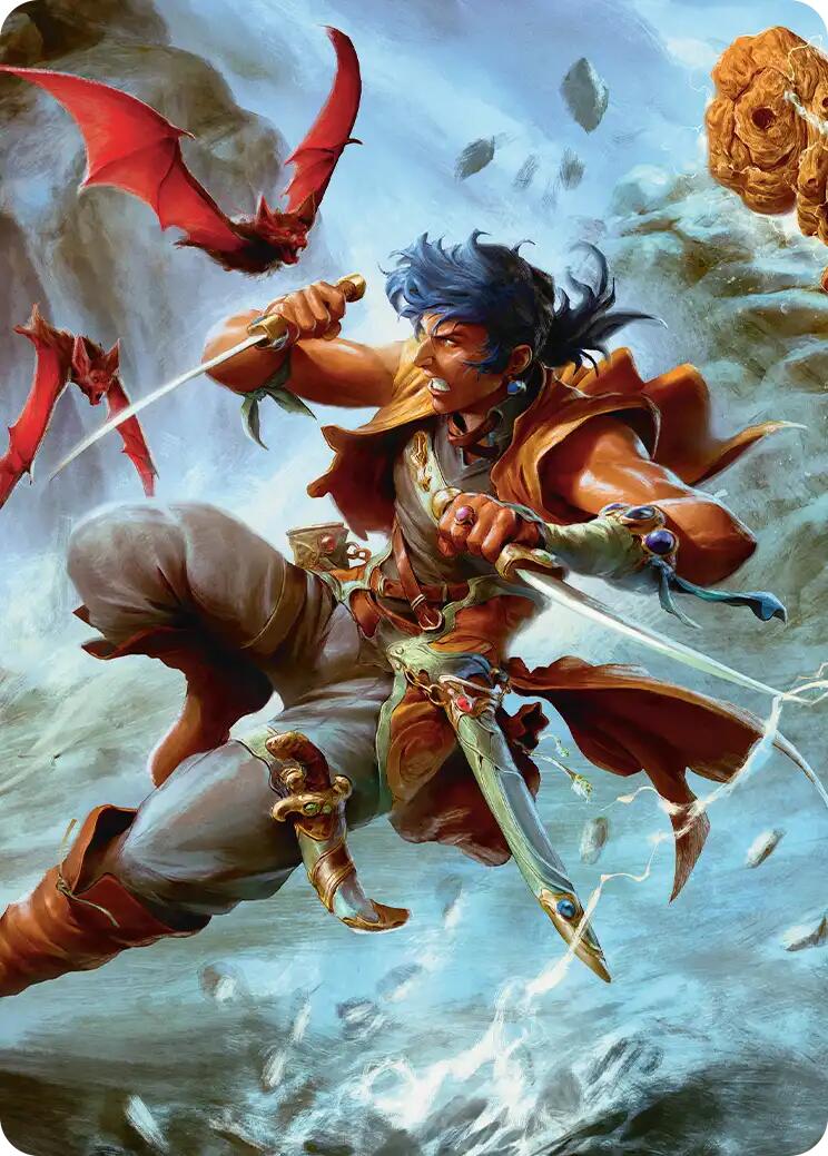 The Destined Thief Scene Art Card [FINAL FANTASY Art Series] | Black Swamp Games