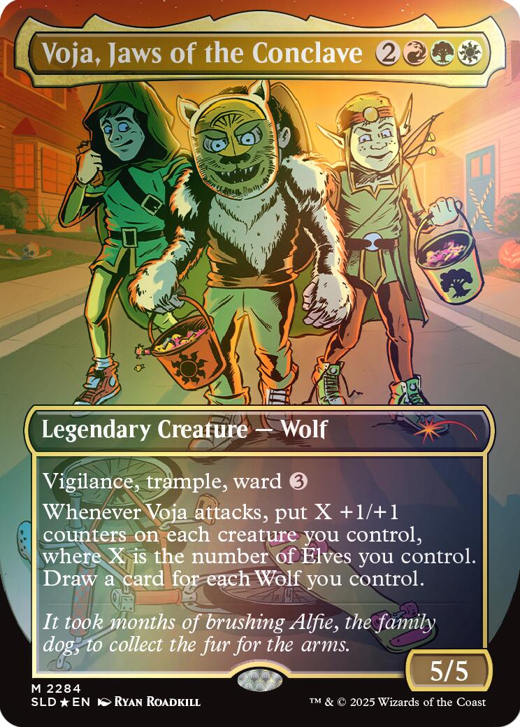 Voja, Jaws of the Conclave (Rainbow Foil) [Secret Lair Drop Series] | Black Swamp Games