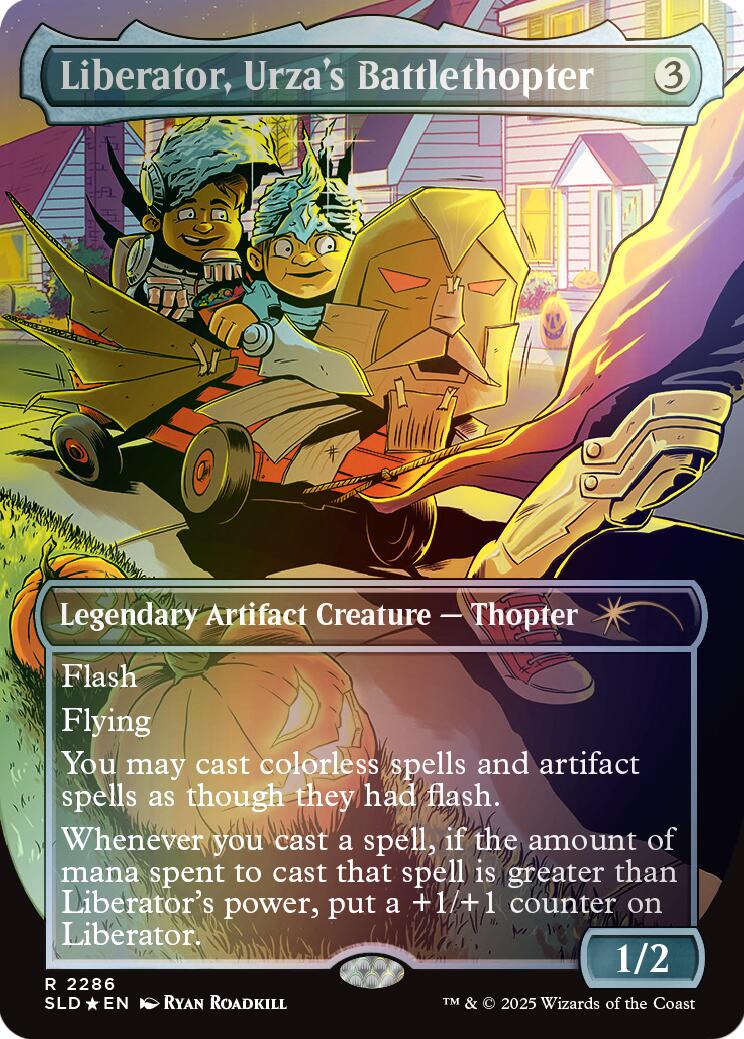 Liberator, Urza's Battlethopter (Rainbow Foil) [Secret Lair Drop Series] | Black Swamp Games