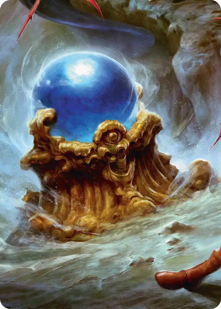 Chaos Shrine's Black Crystal Scene Art Card [FINAL FANTASY Art Series] | Black Swamp Games