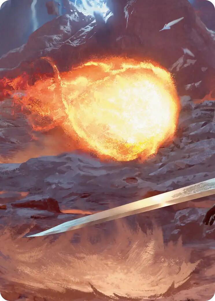 Duelist's Flame Scene Art Card [FINAL FANTASY Art Series] | Black Swamp Games