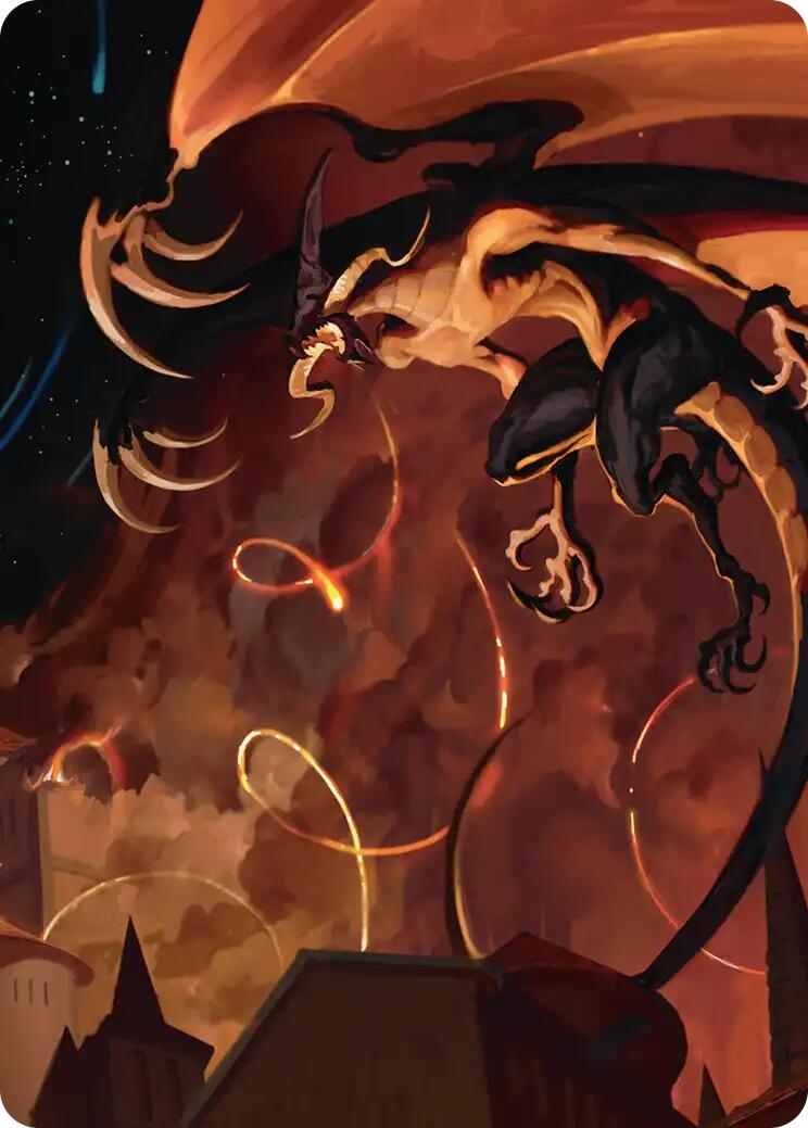Mega Flare Scene Art Card [FINAL FANTASY Art Series] | Black Swamp Games