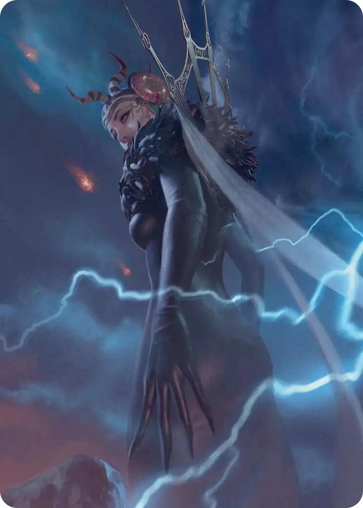 Edea, Possessed Sorceress Scene Art Card [FINAL FANTASY Art Series] | Black Swamp Games