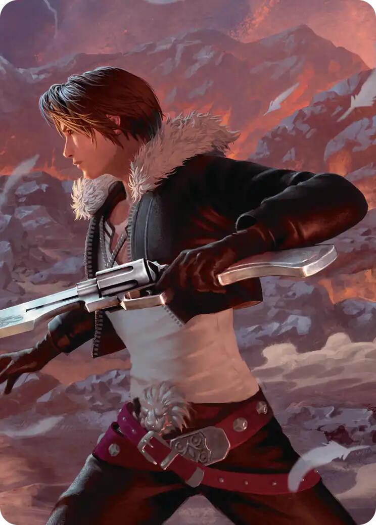 Squall, Gunblade Duelist Scene Art Card [FINAL FANTASY Art Series] | Black Swamp Games