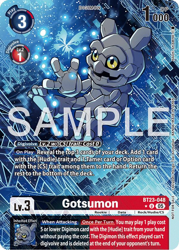 Gotsumon [BT23-048] (Alternate Art) [Hackers' Slumber] | Black Swamp Games