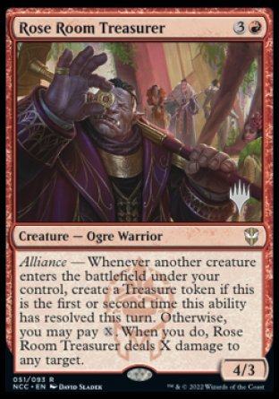 Rose Room Treasurer (Promo Pack) [Streets of New Capenna Commander Promos] | Black Swamp Games