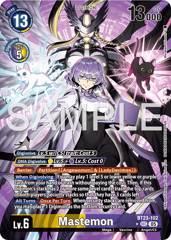 Mastemon [BT23-102] (Alternate Art) [Hackers' Slumber] | Black Swamp Games