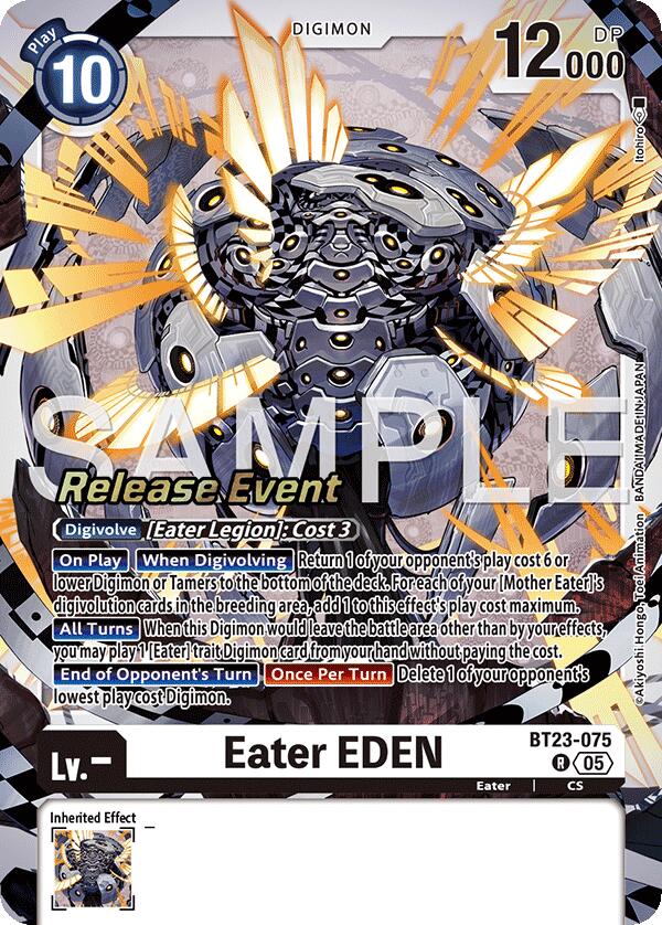 Eater EDEN [BT23-075] [Hackers' Slumber Release Event Cards] | Black Swamp Games