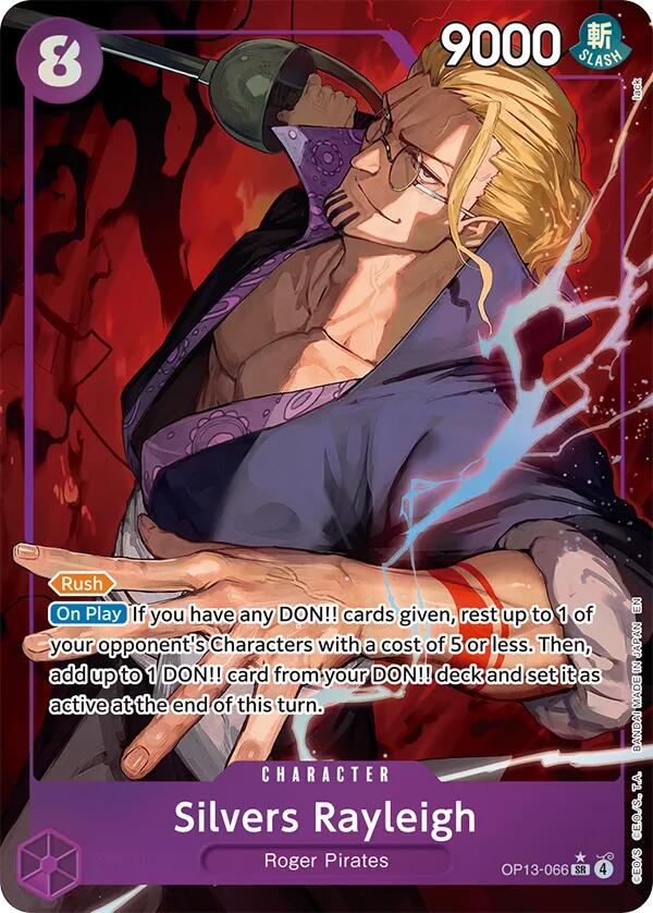 Silvers Rayleigh (Alternate Art) [Carrying On His Will] | Black Swamp Games