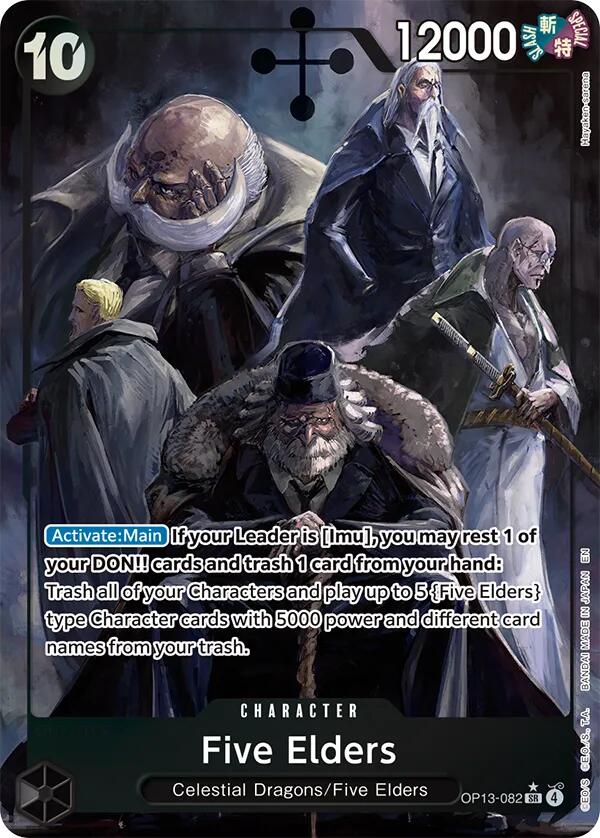 Five Elders (Alternate Art) [Carrying On His Will] | Black Swamp Games