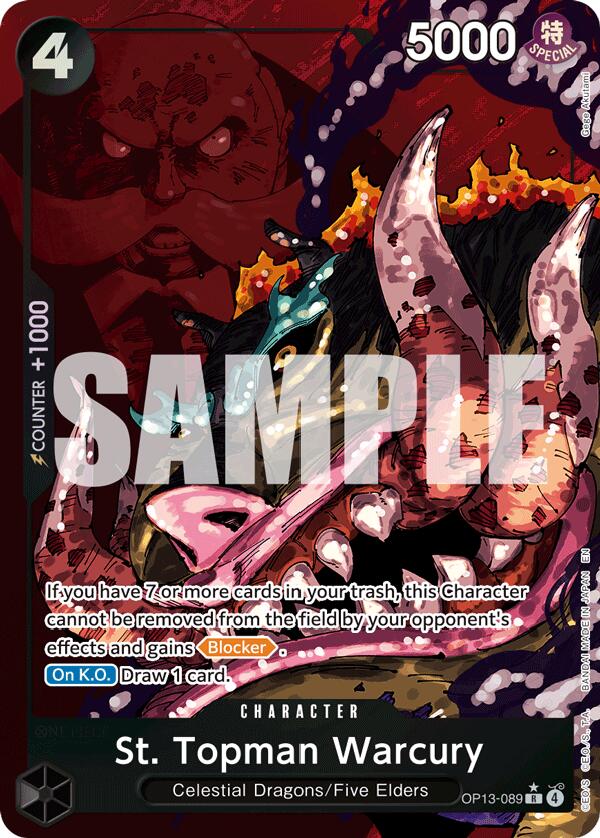 St. Topman Warcury (Alternate Art) [Carrying On His Will] | Black Swamp Games