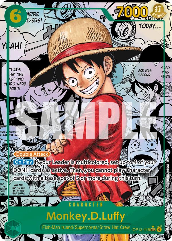 Monkey.D.Luffy (Super Alternate Art) [Carrying On His Will] | Black Swamp Games