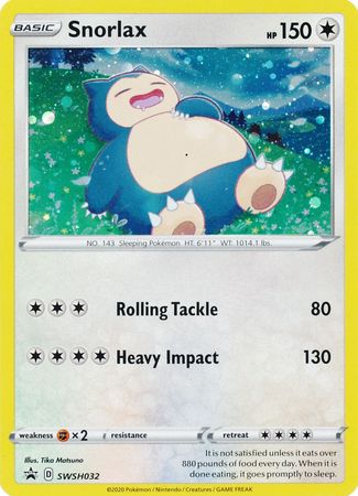 Snorlax (SWSH032) [Sword & Shield: Black Star Promos] | Black Swamp Games