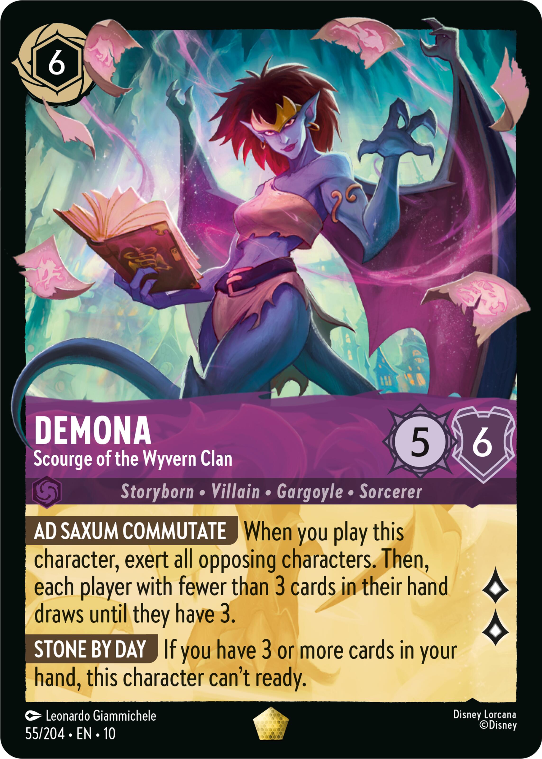 Demona - Scourge of the Wyvern Clan (55/204) [Whispers in the Well] | Black Swamp Games