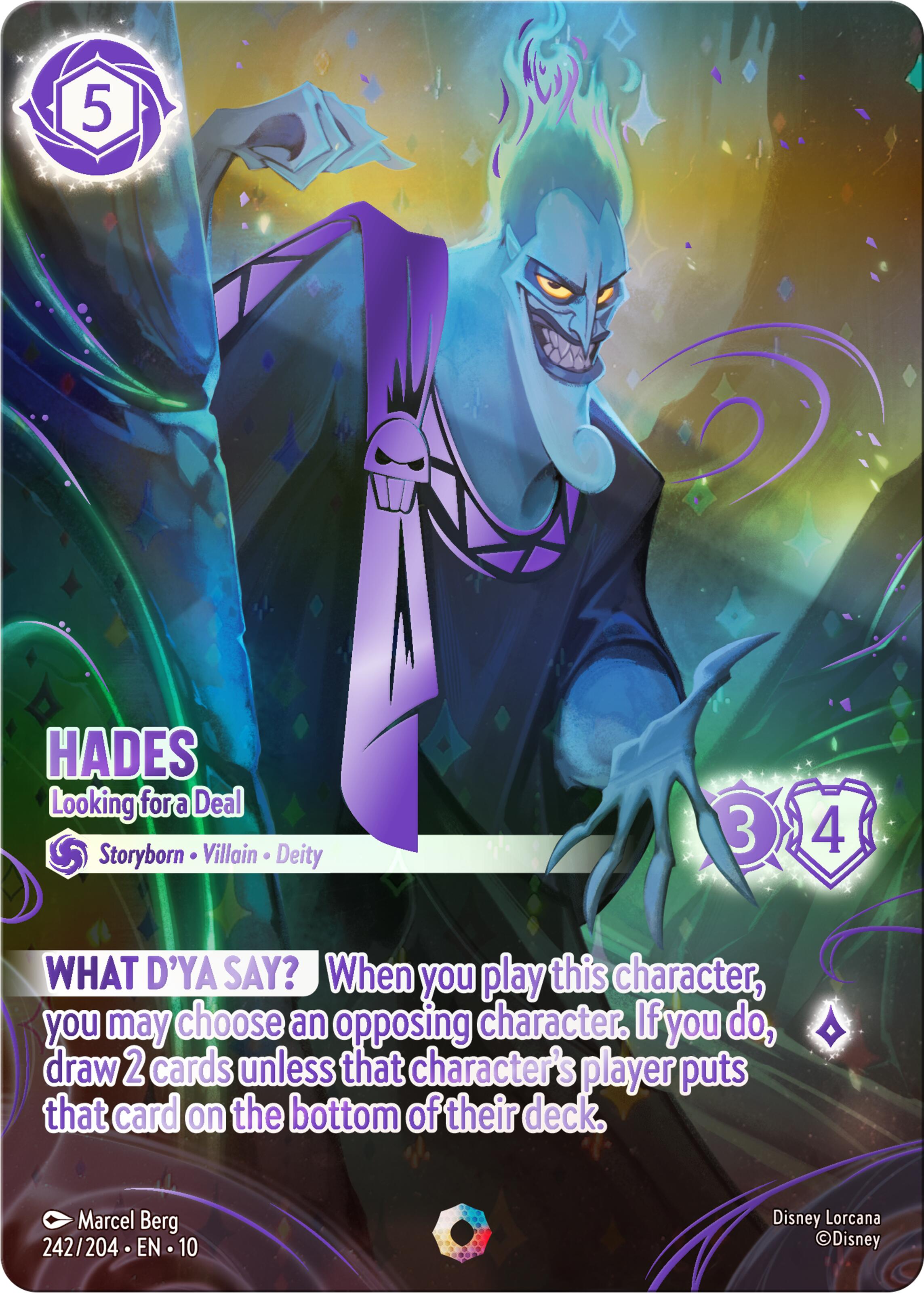 Hades - Looking for a Deal (Iconic) (242/204) [Whispers in the Well] | Black Swamp Games