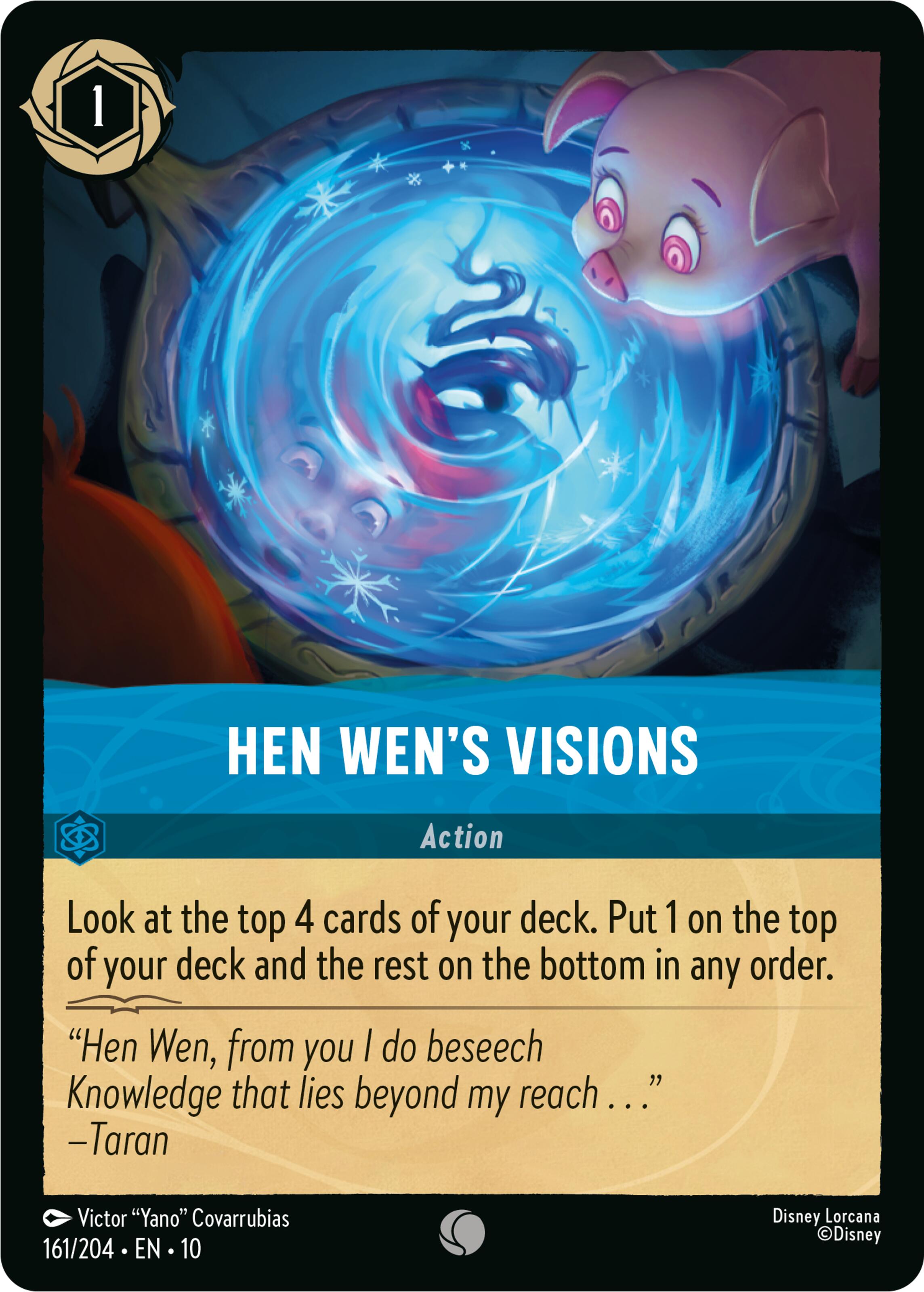 Hen Wen's Visions (161/204) [Whispers in the Well] | Black Swamp Games