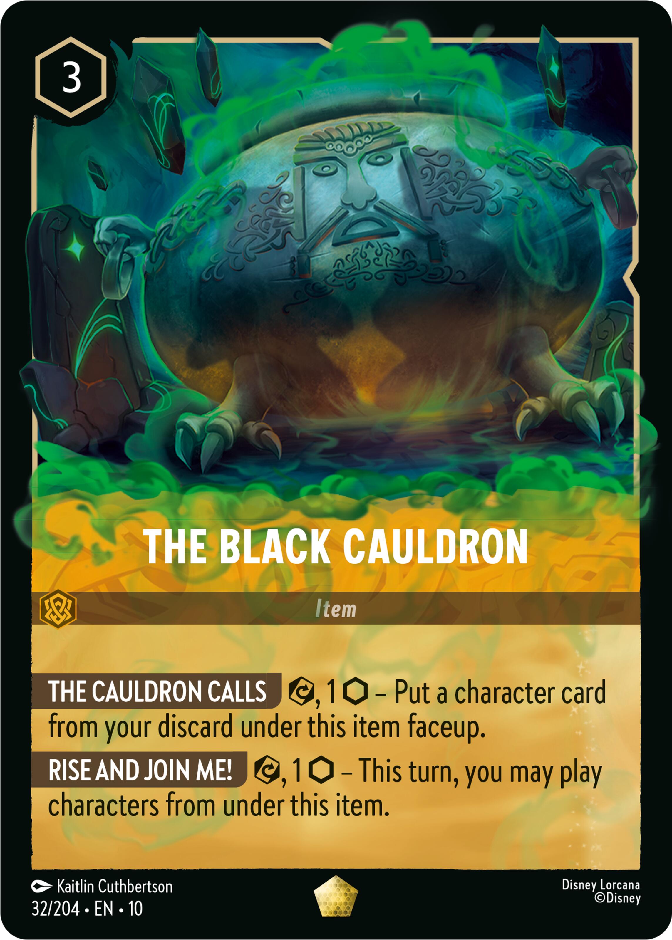 The Black Cauldron (32/204) [Whispers in the Well] | Black Swamp Games