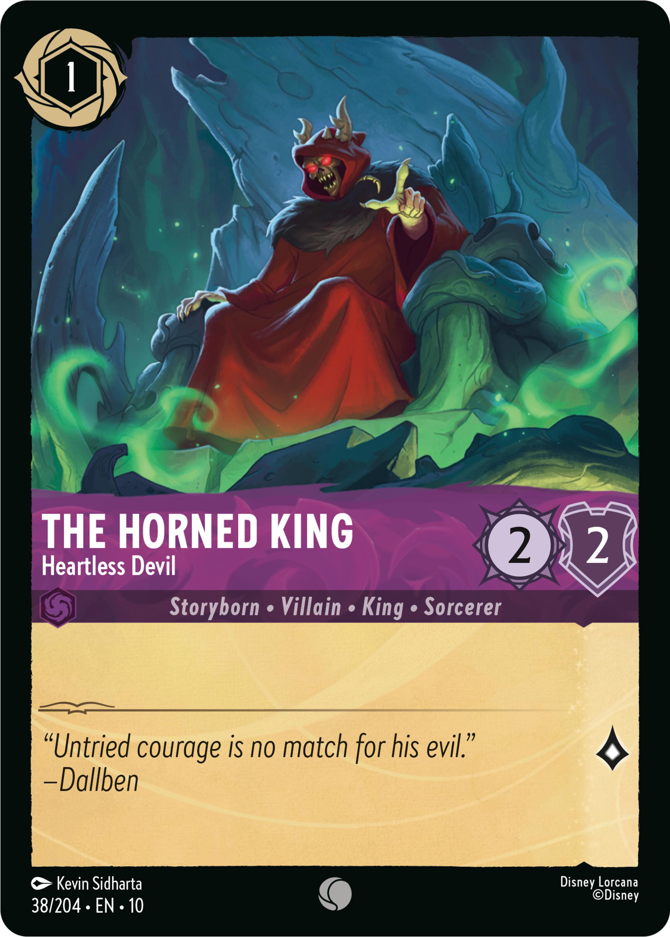 The Horned King - Heartless Devil (38/204) [Whispers in the Well] | Black Swamp Games