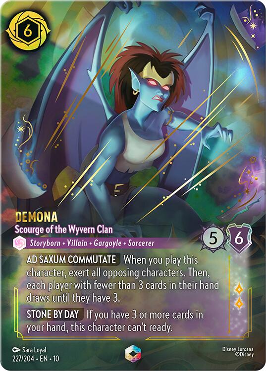 Demona - Scourge of the Wyvern Clan (Enchanted) (227/204) [Whispers in the Well] | Black Swamp Games