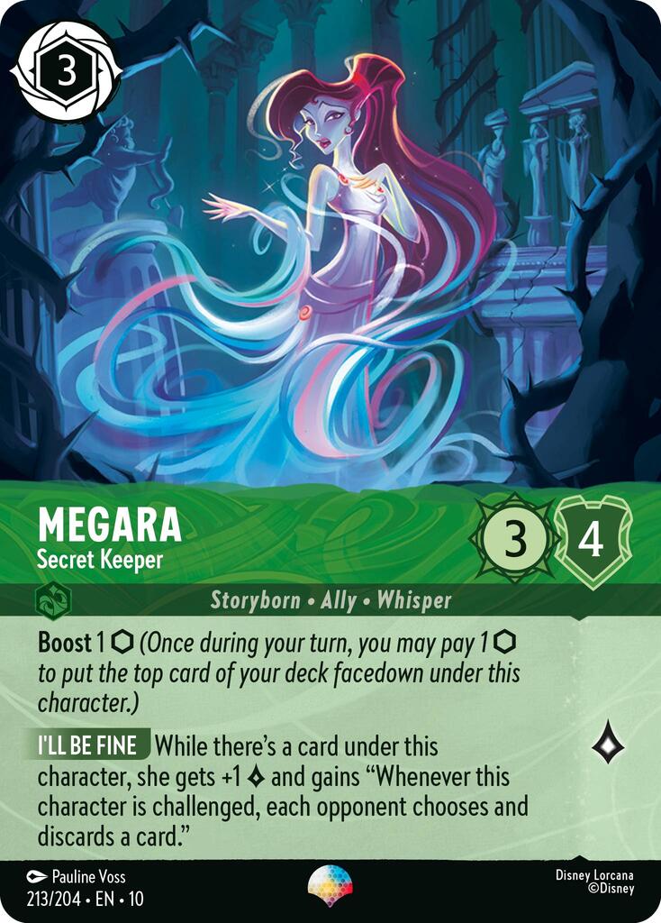 Megara - Secret Keeper (Epic) (213/204) [Whispers in the Well] | Black Swamp Games