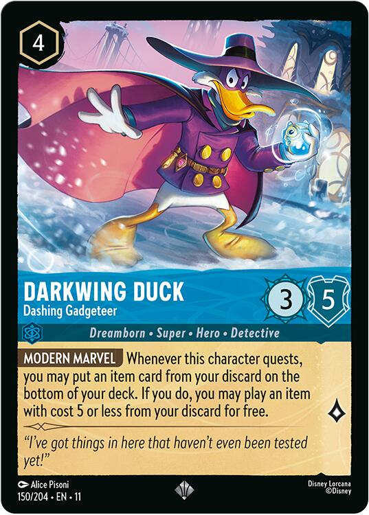 Darkwing Duck - Dashing Gadgeteer (150/204) [Winterspell] | Black Swamp Games
