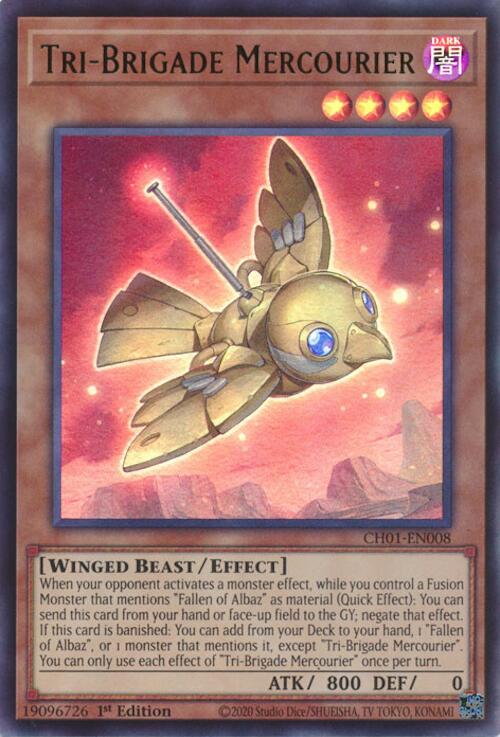 Tri-Brigade Mercourier [CH01-EN008] Ultra Rare | Black Swamp Games