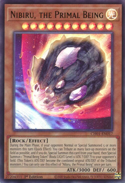 Nibiru, the Primal Being [CH01-EN017] Ultra Rare | Black Swamp Games