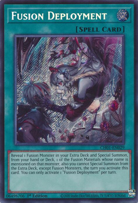 Fusion Deployment (Secret Rare) [CH01-EN029] Secret Rare | Black Swamp Games