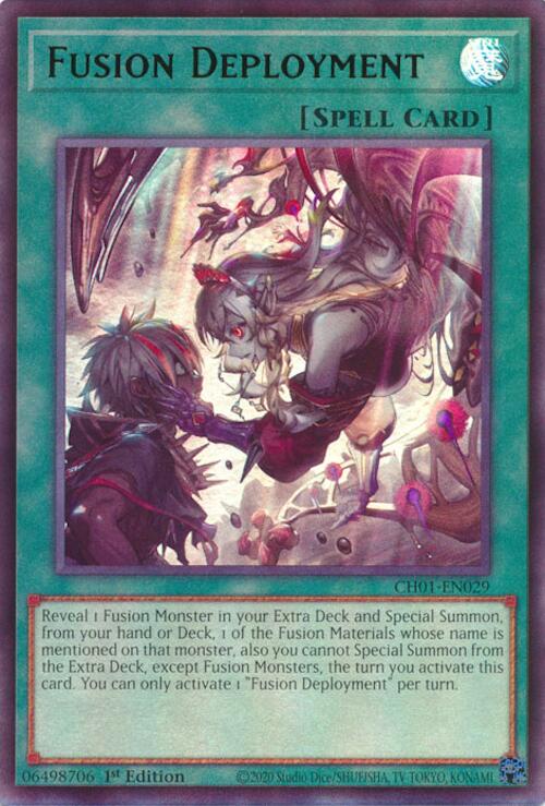 Fusion Deployment [CH01-EN029] Ultra Rare | Black Swamp Games