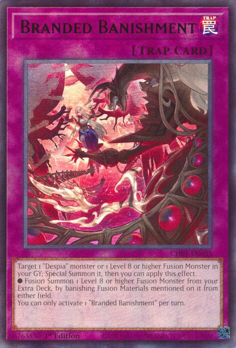 Branded Banishment [CH01-EN035] Ultra Rare | Black Swamp Games